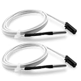 2Pcs Prusa MK3s+ Thermistor, 3D Printer NTC 100K 3950 Prusa MK3 Thermistor, Prusa i3 mk3s+ Hotend Thermistor Compatible for E3D Prusa i3 MK3 MK3+ Prusa MK3S Prusa Mini 3D Printer Hotend,
