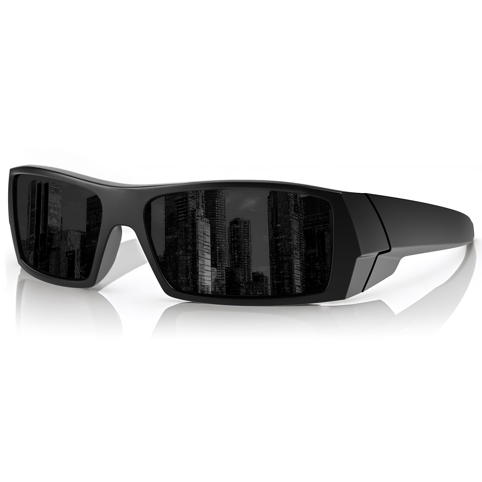 WISTON Z87 Okulary przeciwsłoneczne owijane wokół okularów przeciwsłonecznych dla mężczyzn prostokątne okulary ochronne UV400 do pracy sportowej 8231