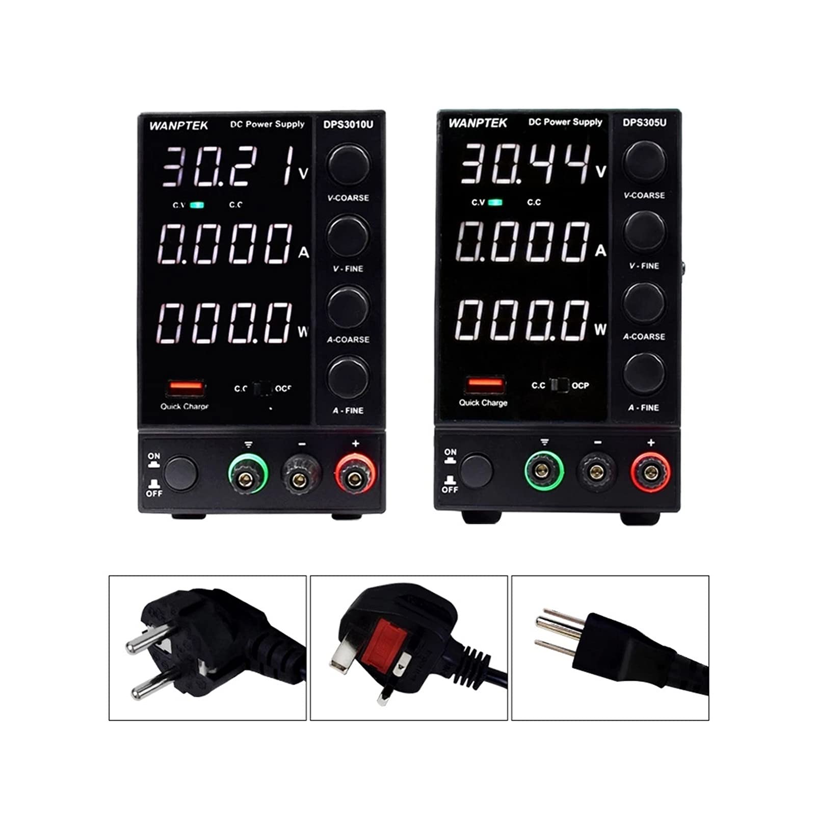 Alimentation Laboratoire,Alimentation Stabilisée USB Réglable DC Laboratoire 30V 10A Alimentation d'alimentation de laboratoire réglable 60V 5A Régulateur tension Stabilisateur(DPS3010U)