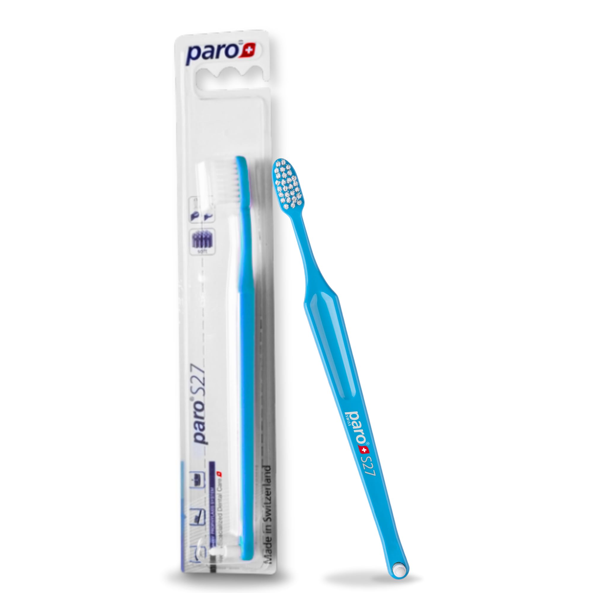 Swiss paro S27, soft, with practical gap brush (colour cannot be chosen).