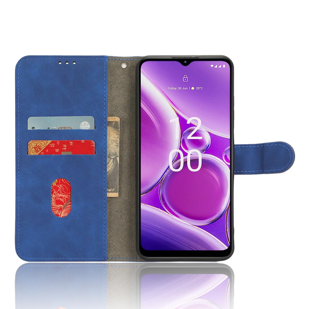 HAOYE Cover Portafoglio In Pelle PU Per Nokia G42, Rossa, Con Slot Per Carte E Supporto Integrato - 5
