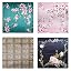 Za11 - 4 Pcs Leopard Floral