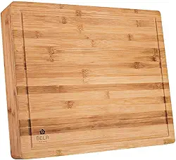 Tabua De Corte Para Bancada Em Bambu 45 x 38 x 8cm Bela Home