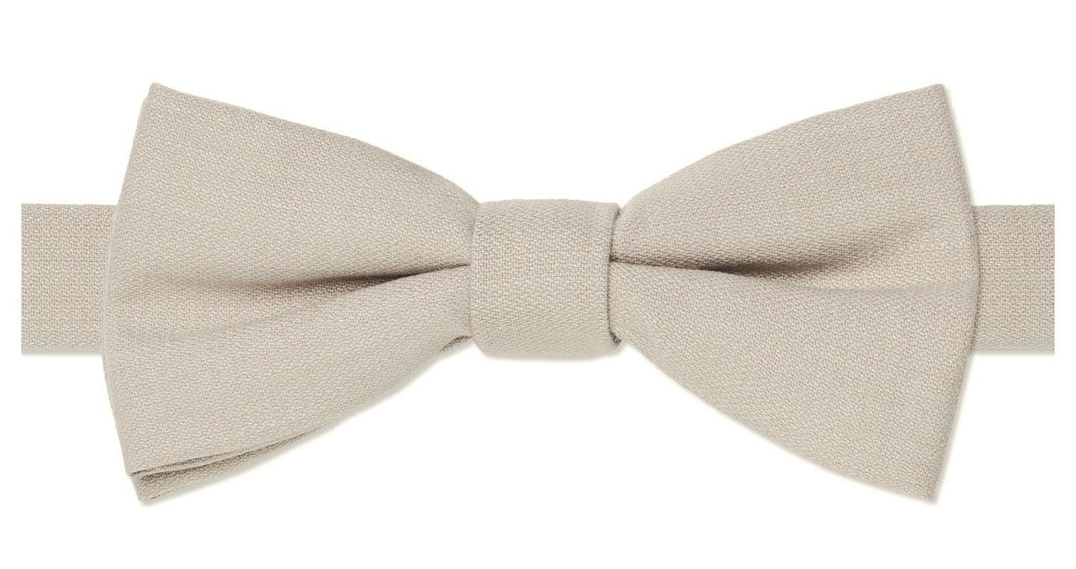 Roco Boys Stone Plain Banded Dickie Bow Tie