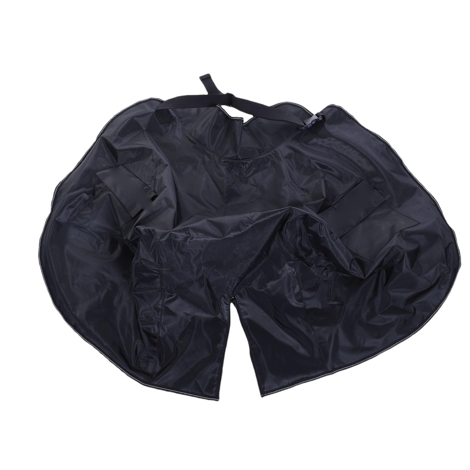 Tissting Coperta Antivento per Moto, Foderata in Pile, Impermeabile, Nero - per Scooter e Moto a Telaio Curvo, Copre Gambe e Ginocchia, Ideale per Inverno, Unisex (Taglia Unica)