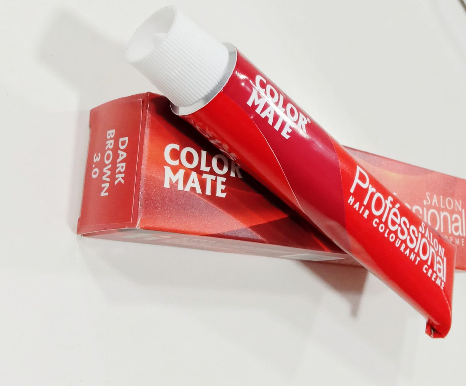 COLOR MATE SALON PROFESSIONAL HAIR COLOURANT CREME 80GM- 3.0 DARK BROWN