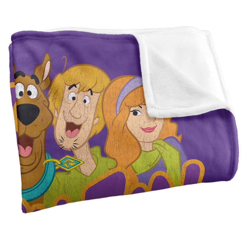 Coperta Scooby-Doo Coperta Super Morbida Al Tatto E Setosa Con Licenza Ufficiale Scooby Doo Burst 127 X 152 Cm~p122027606 Coperta Fan Scooby Doo