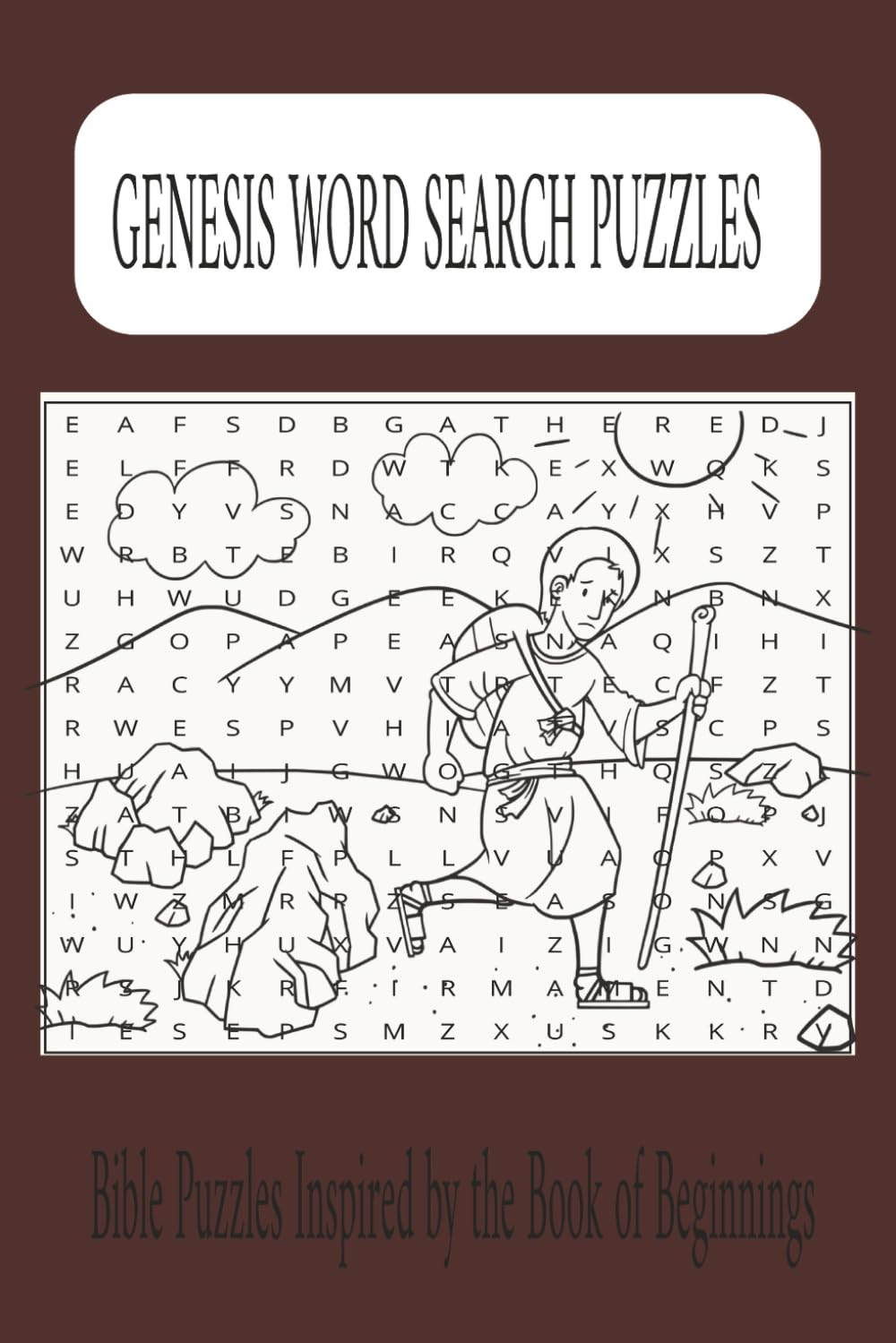 Genesis Word Search Puzzles: 55 Bible-Themed Puzzles with 495 Hidden Words from the Book of Beginnings: A Faith-Based Word Search Book for Adults and ... from Creation, Noah, Abraham, and More