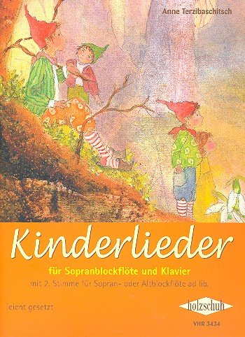 canzoni per bambini: per flauto soprano e pianoforte.