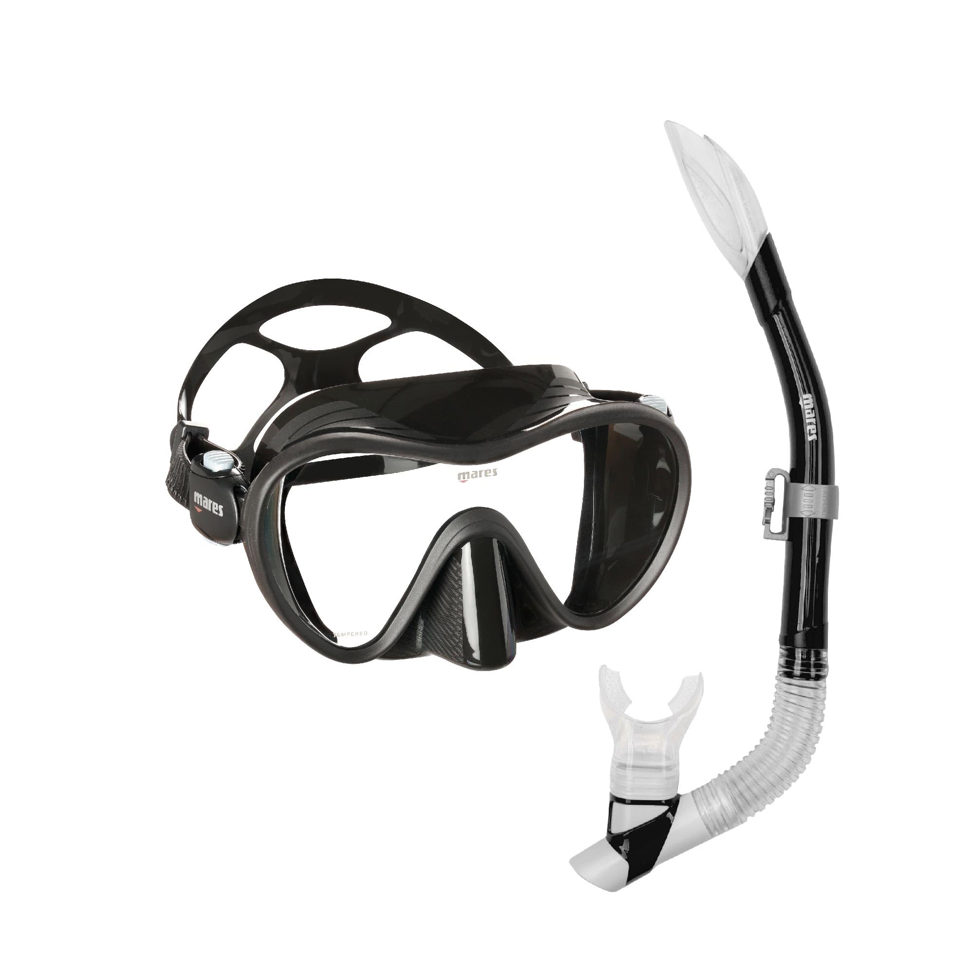 411776 - Kit mascara y tubo snorkel buceo TROPICAL COLOR NEGRO