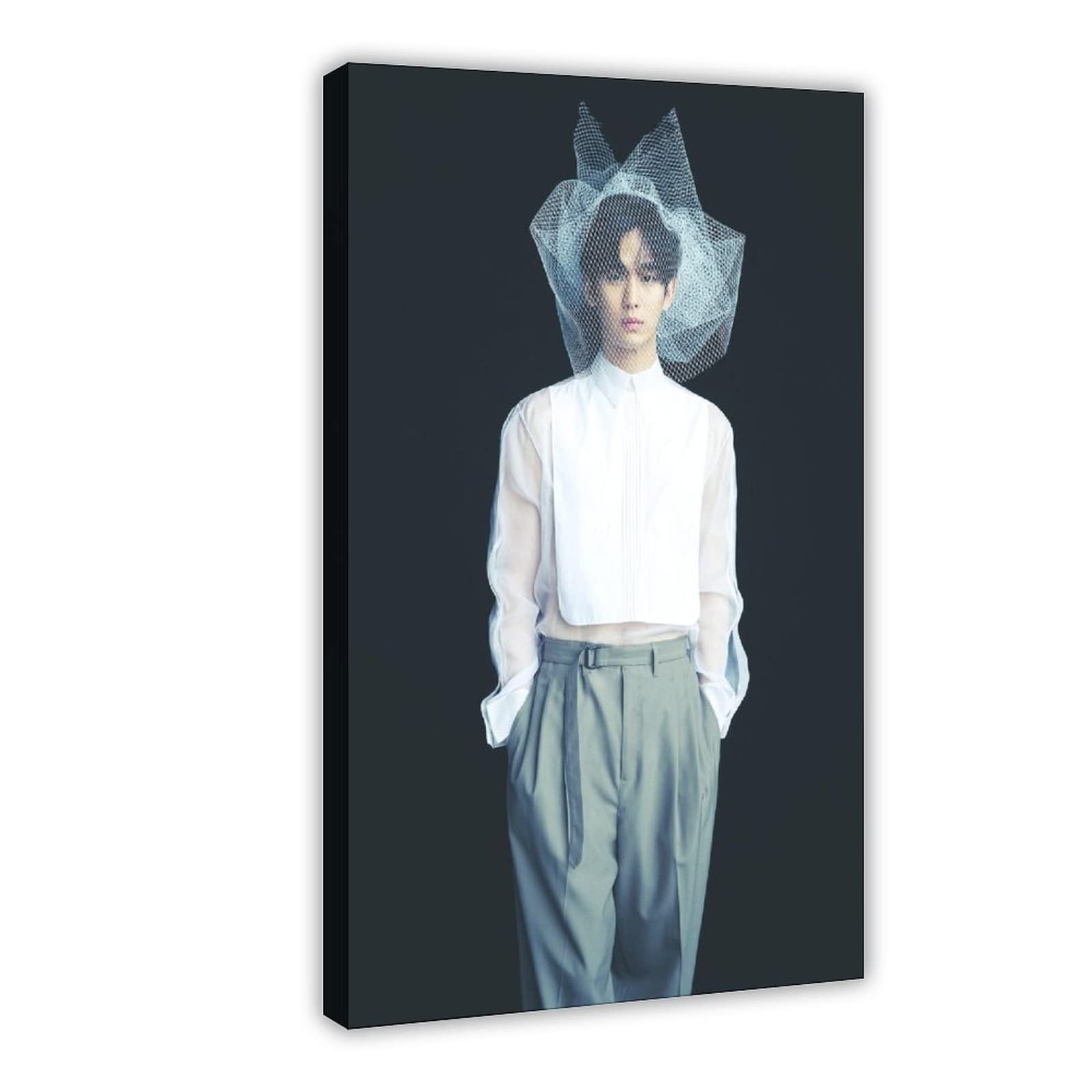 Kim Soo Hyun Poster 4 Canvas Poster Bedroom Decor Sports Landscape Office Room Decor Gift Frame-style 24x36inch(60x90cm)