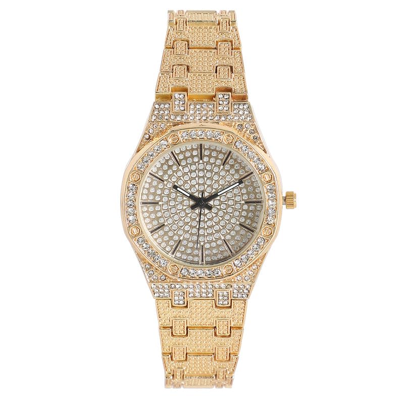 Haute Sauce Women's The Vérazzi Cushion Watch | California Gold Stainless Steel Strap | California Gold Dial | One-Size | Foldover Closure | Quartz | Analogue | Wrist Belt Watch for Female and Girls