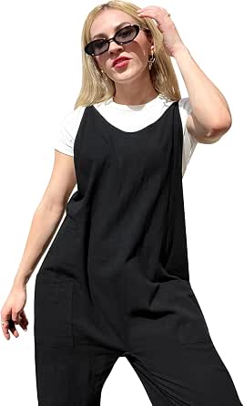 Women's Flowy Tank Top - Eyelet Embroidery V-Neck - Loose Fit Summer Camisole