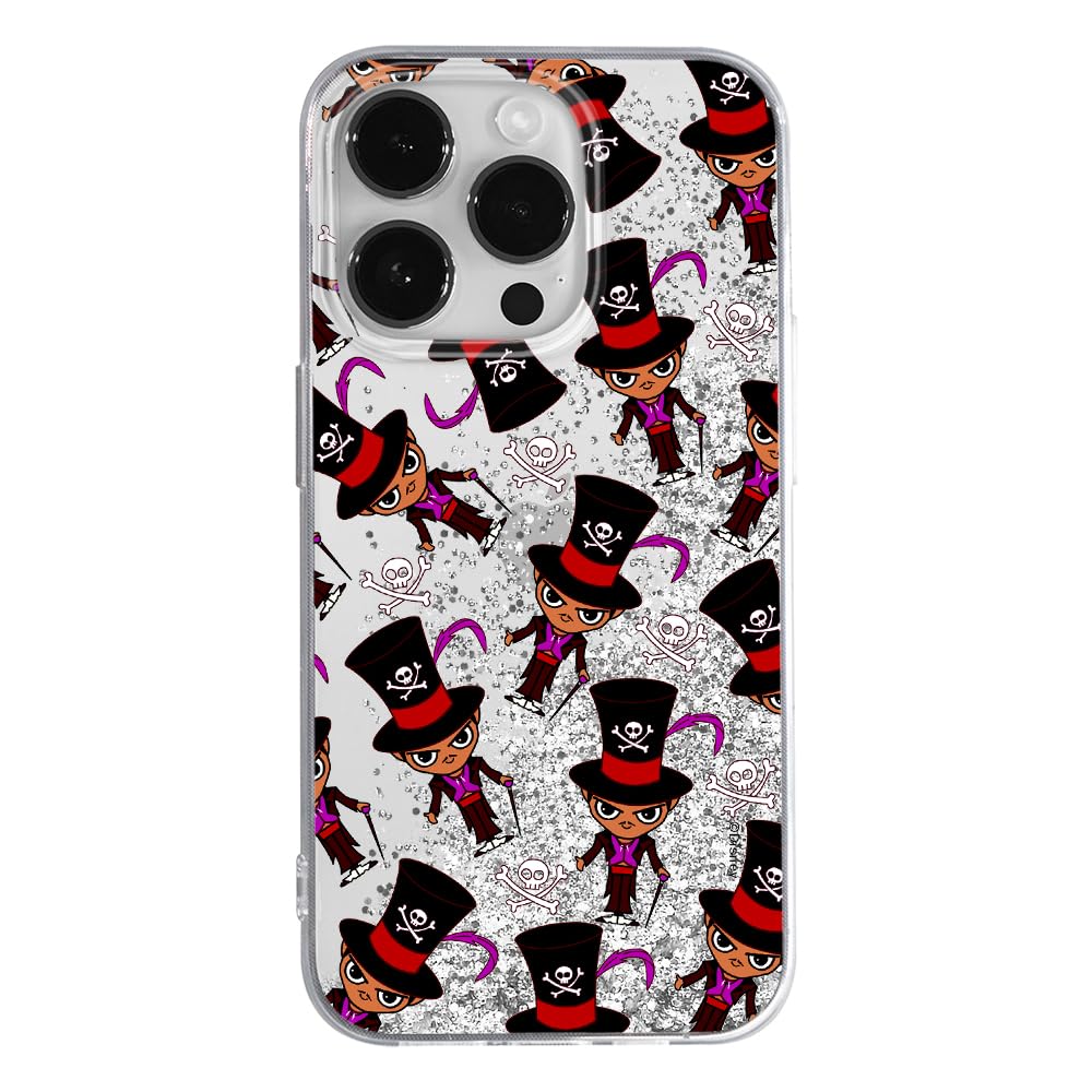 ERT GROUP mobile phone case for Apple Iphone 14 PRO original and officially Licensed Disney pattern Dr. Facilier 002 optimally adapted to the mobile phone, with glitter overflow effect