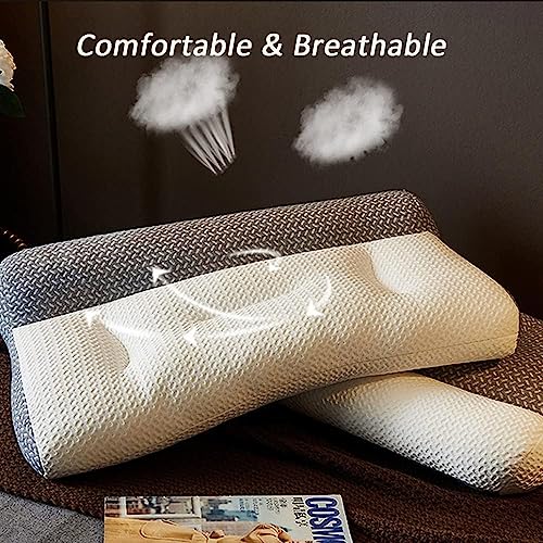 Almohada ergonómica de poliéster para cuello 58 cm miniatura 5