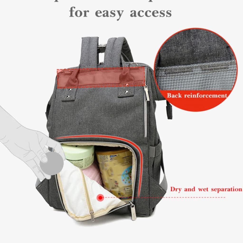JSEIAJB Backpack Bag Mummy Large Capacity Mom Baby Multi-function Waterproof Outdoor Travel Diaper Bags