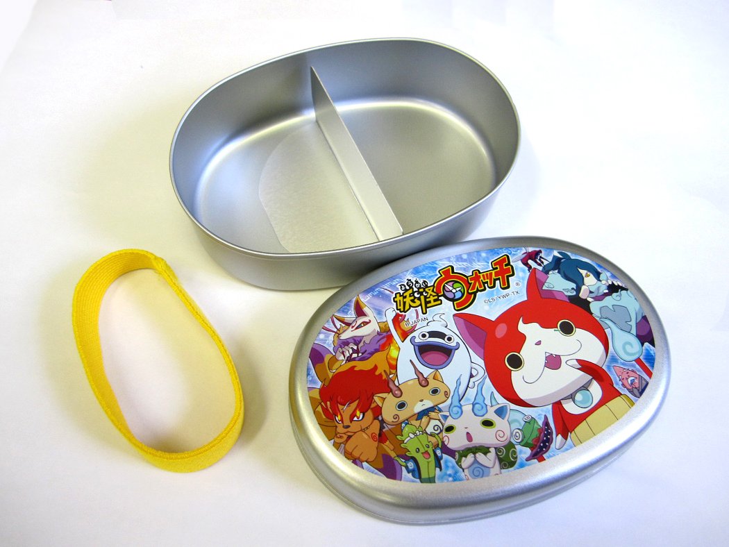 Amazon｜オーエスケー 妖怪ウォッチ アルミ子供弁当箱M (仕切付