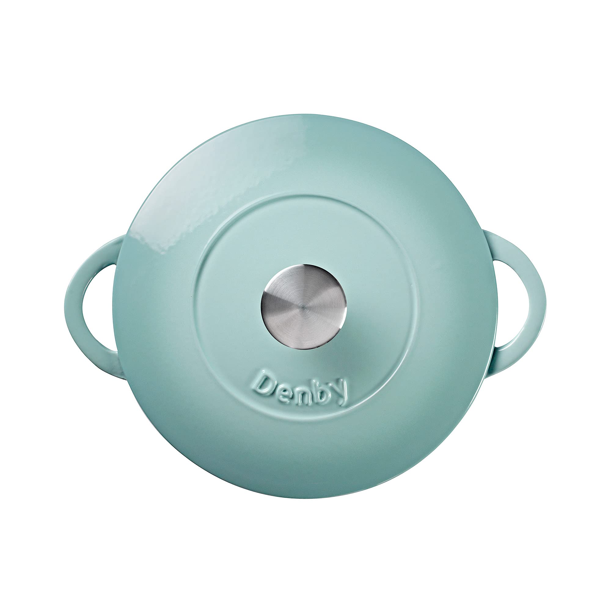 Denby Halo Casseruola Rotonda In Ghisa Smaltata – 4 Litri – Adatta A Tutti I Fuochi