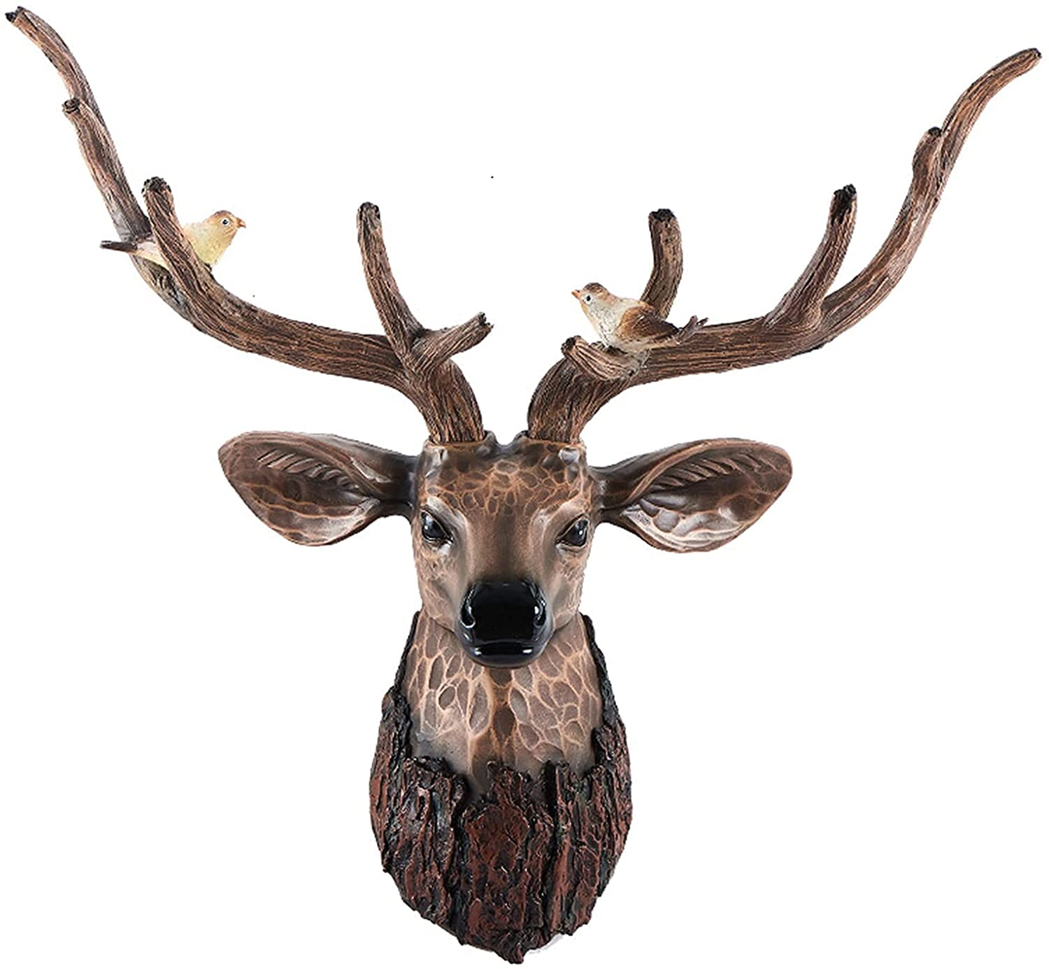 Cerf tête artificielle tenture mur scuplture d'art contemporain chic
