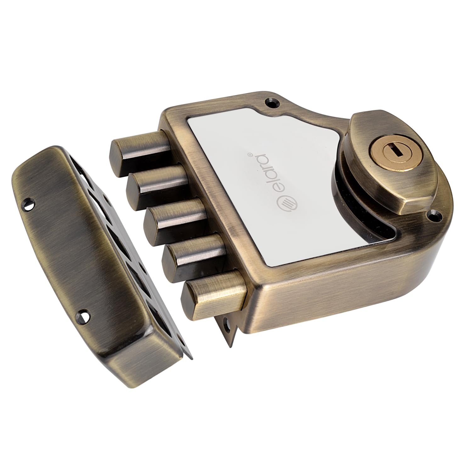 See full amazon price history chart for Elara Pentabolt BSK High-Security Lock, 20mm Thick Bolt, Double Action Knob, 29mm Brass Cylinder, 4 Brass Key Combinations, 10-Year Warranty Elara Pentabolt BSK High-Security Lock, 20mm Thick Bolt, Double Action Knob, 29mm Brass Cylinder, 4 Brass Key Combinations, 10-Year Warranty (B0DFPQJ2R2) Amazon Price History, Amazon Price Tracker