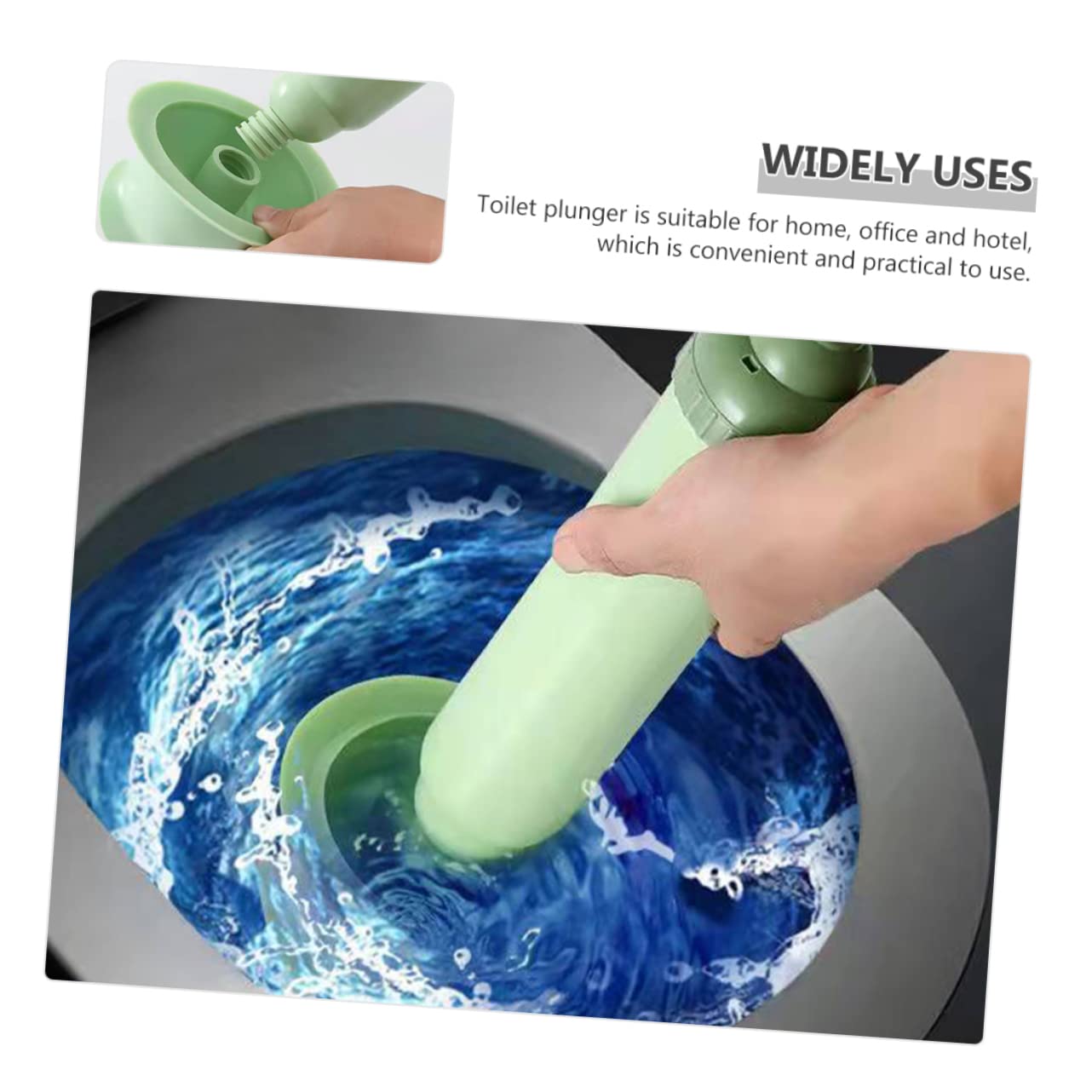 Déboucheur WC Avec Ventouse Et Plateau PRETYZOOM - Outil Pratique Pour Déboucher Toilettes, Éviers Et Canalisations