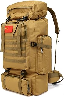 70L Molle Camo Zaino Tattico Esercito Militare Impermeabile da Trekking Zaino di Campeggio di Viaggio Zaino Sport all'Aria Aperta Sacchetto di Arrampicata