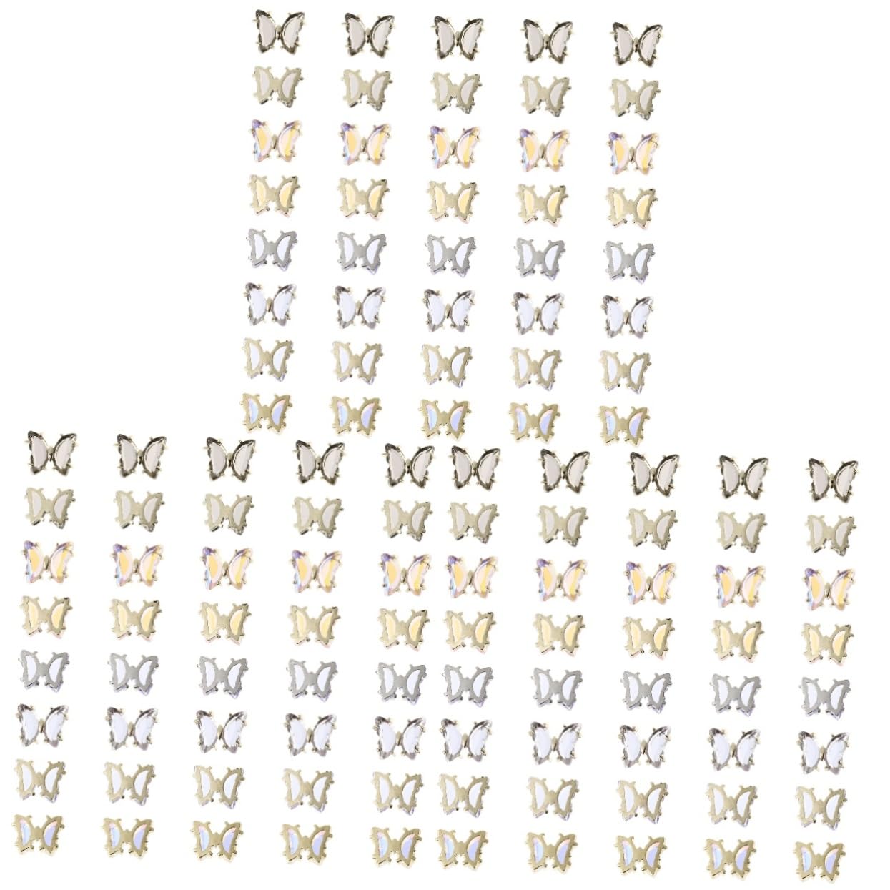 FRCOLOR 120pièces Charmants Décorations Pour Manucure Accessoires De Nail Art Élégants Et Distinctifs