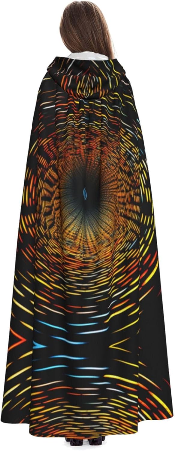 Color short light ring Unique Darkness Poncho Shawl - Customizable Wearable Blanket for Women, Perfect Halloween Costume Accessory, Knight, Akatsuki, and More