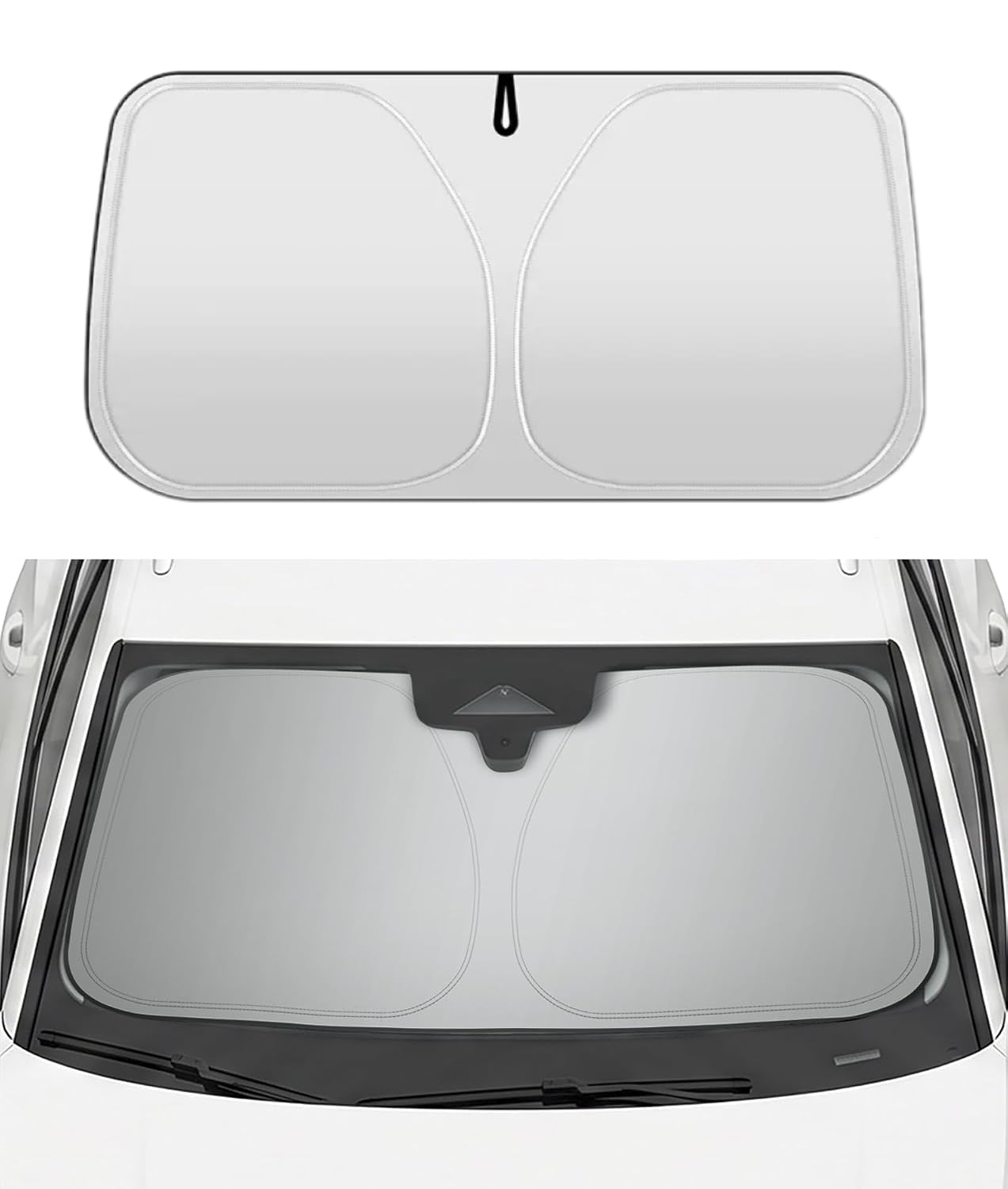 ONEMAJI Car Windshield Sun Shade for BMW 5er M5 i5 G61 Touring 2024-