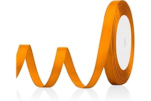 Christmas Tree Ribbon In Orange