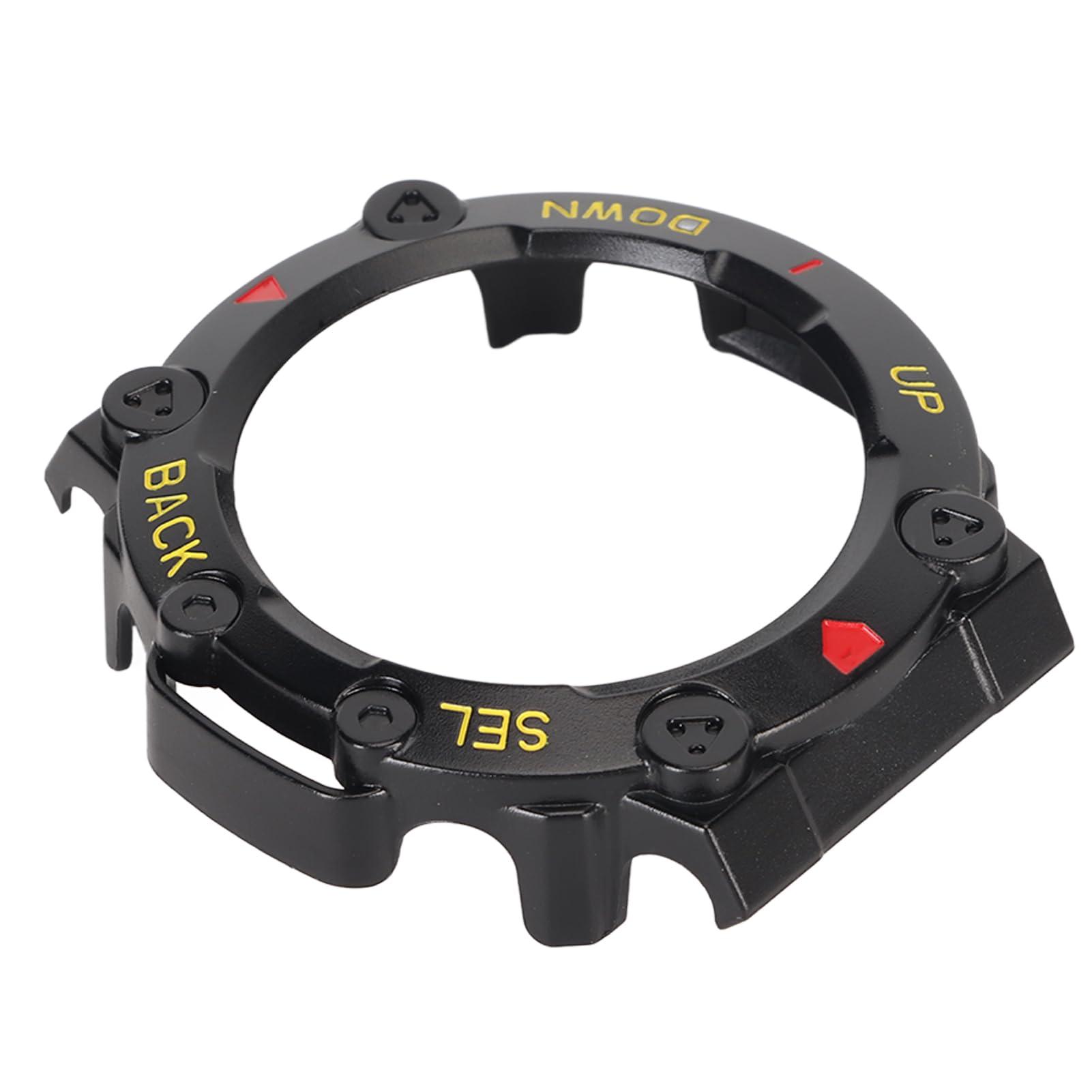 Watch Protective Bumper Cover Case Precise Cutouts Shockproof Stylish Design Durable Material for T Rex 2 Smart Watch PC Plastic (Black Red Yellow)