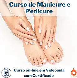 Curso on-line em videoaula de Manicure e Pedicure com Certificado