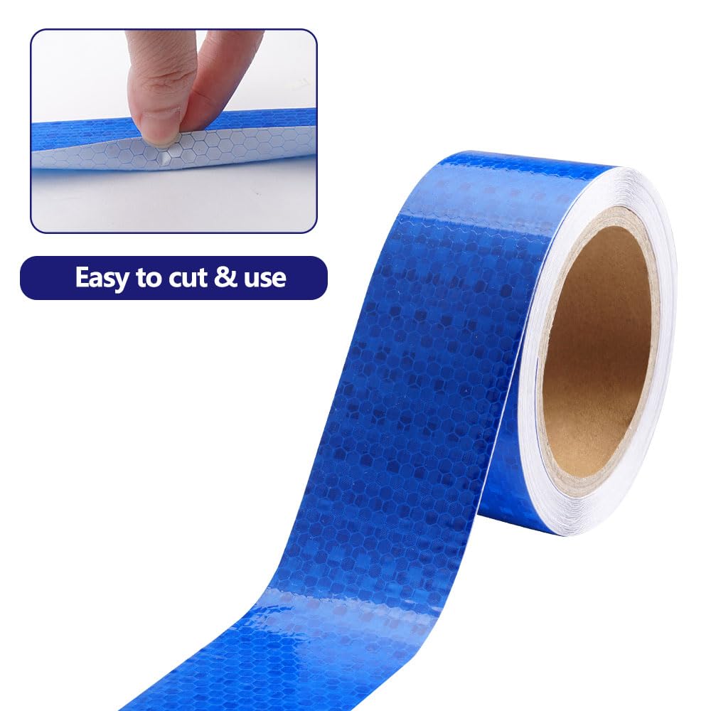 Nastro Catarifrangente Adesivo 5 Cm X 10 M - Bianco Per Auto, Veicoli E Trattori | Impermeabile E Adesivo Forte - Foto 7