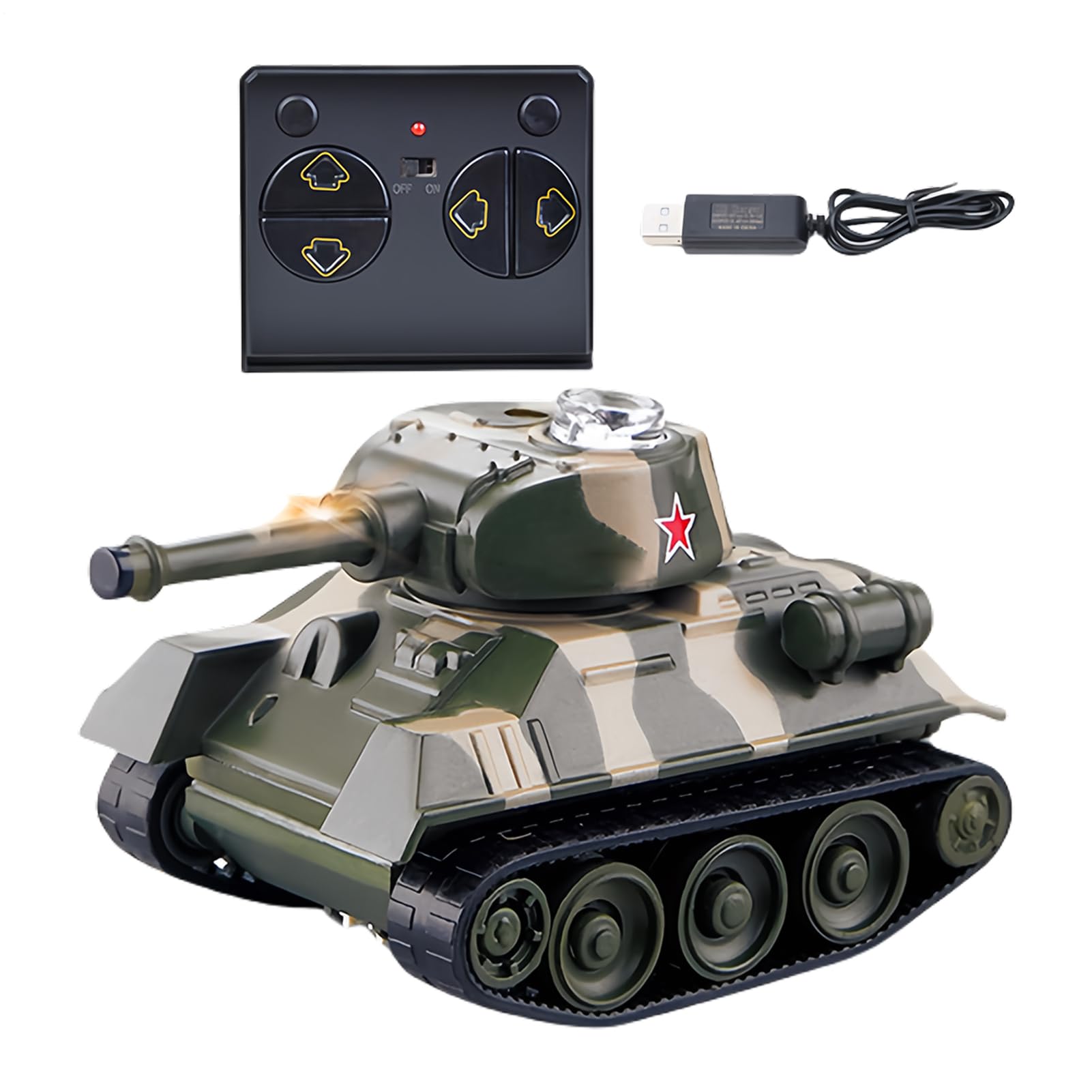 Réservoir Télécommandé Pour ,Véhicule Jouet Télécommande | Modèle Interactif Pour Activités STEM Jeux Maison Jardin Soirées En