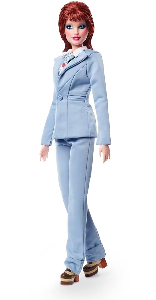 みみみみせん【新品】限定品 Barbie デヴィッド・ボウイ　バービー人形 Amazon.com: Barbie Signature David Bowie Doll (11.5-in, Red