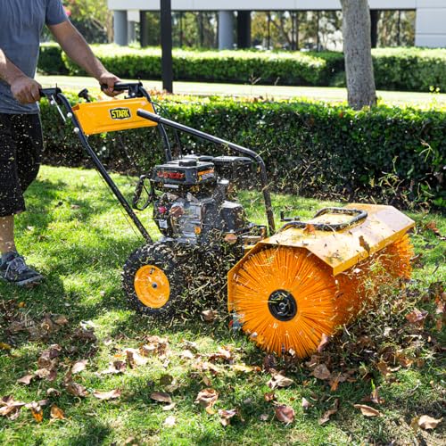 Stark USA Dirt/Debris Power Sweeper 31" Brush Broom in Clearing Path 7HP Engine Gas Walk-Behind for Leaves, Dirt, and Gravel - Thumbnail 7