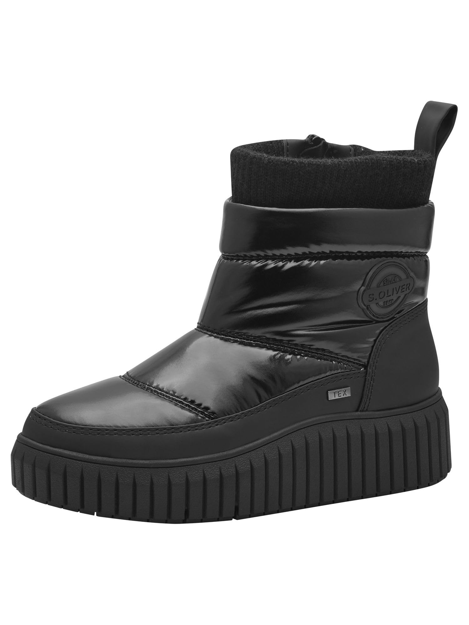 s.Oliver Damen Stiefel ohne Absatz Wasserabweisend Vegan