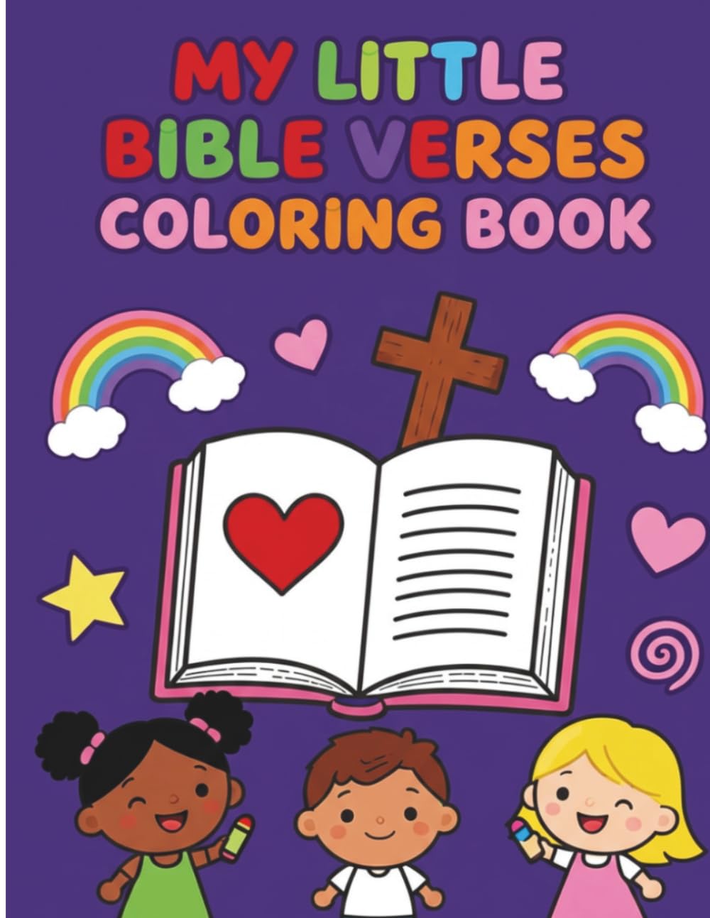 MY LITTLE BIBLE VERSES COLORING BOOK