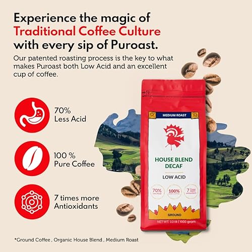Miniatura 2 de Puroast - Café molido de bajo ácido, alto en antioxidante
