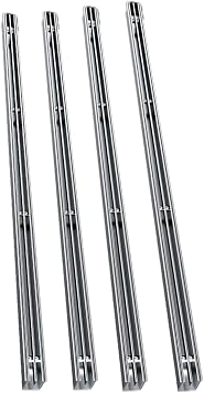 1.4 2.2 2.5 3 in Wide Trench Drain System, Linear Drainage Channel for Sports Venues, Garage Entrance, Balcony, Water Drain Channel Kits with Gap-Type4PCS,304 W X H 1.4IN X 1.6IN