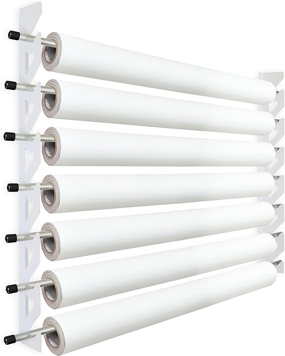 Amazon.com: Generic 7 Roll Wall Mount Storage System Rack Kit for Car ...