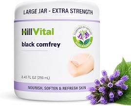 HillVital Comfrey Balm for Everyday Bruise Care – 8.45 fl oz (250 ml) Large Jar – Herbal Premium Topical Balm with Comfrey Root Extract for Active Lifestyle & Post-Activity Care