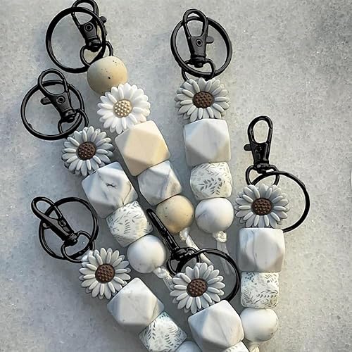 Miniatura 5 de 100PCS Premium Swivel Snap Hook Keychains with Key Rings, Metal Keychain Clip and Key Ring, 50PCS Key Chain Hooks and 50PCS Key Rings for Lanyard