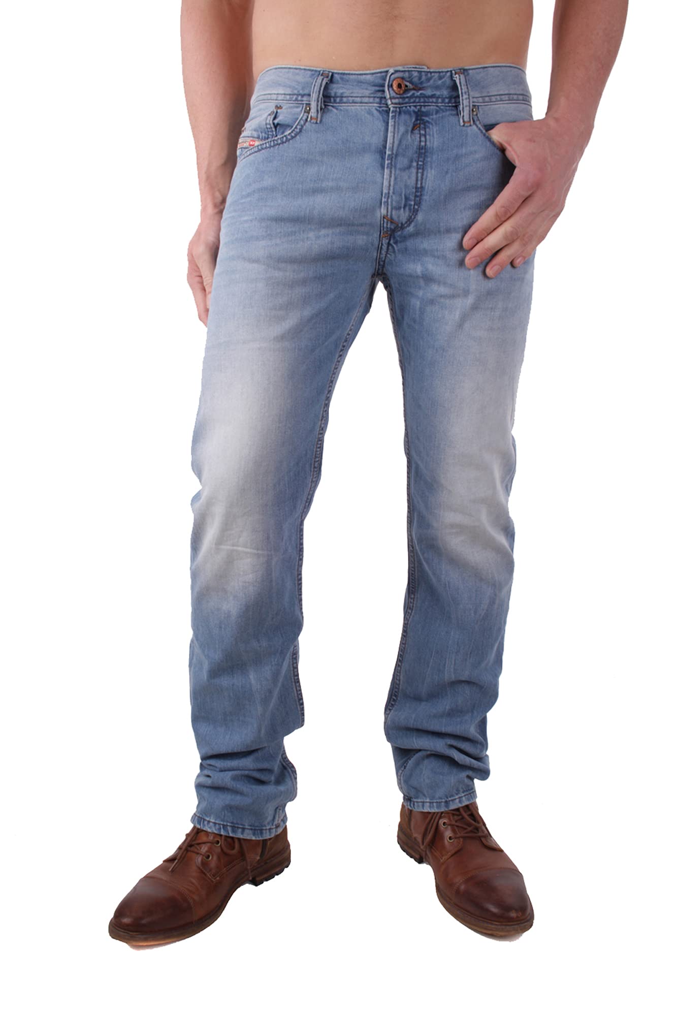 Diesel Men's Waykee Regular Straight-Leg Jean 0830Z