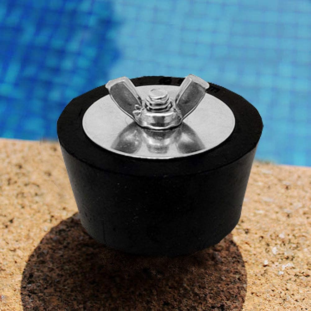 GAOUTO - Lot De 3 Bouchons D'hiver Pour Piscine - 25-32, 33-38, 43-51 Mm - Caoutchouc & Inox
