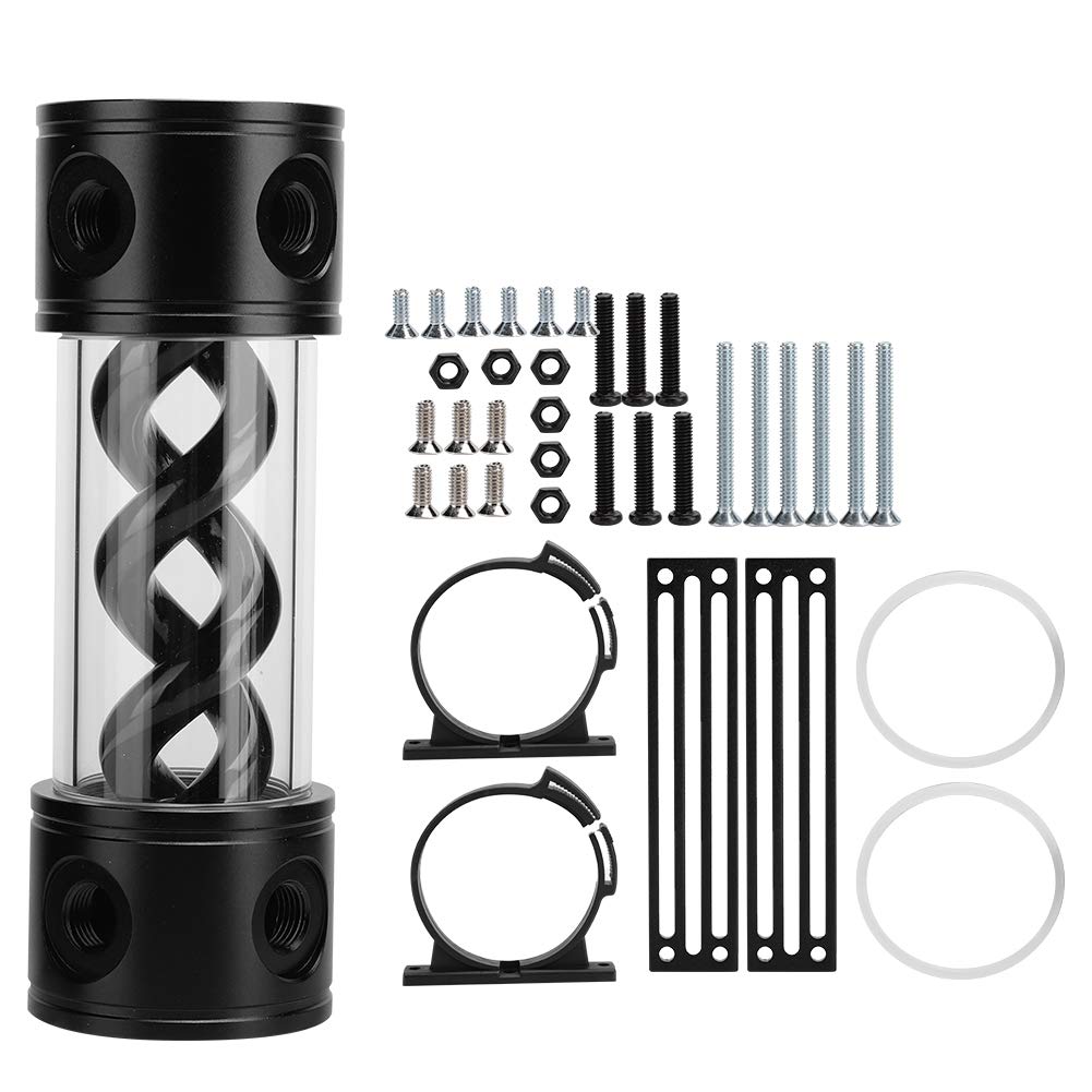 YSX-TBDB170 Serbatoio di Raffreddamento Ad Acqua da 50 Mm con Filettatura G1/4 Avanzata per Raffreddamento PC Ad Alte Prestazioni - Alluminio e PMMA - Accessori Inclusi