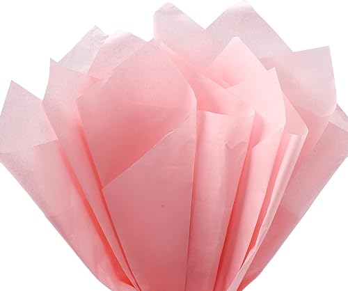 Miniatura 7 de Packanewly Papel de seda para envolver regalos a granel, 100 hojas de color marrón kraftt, papel de regalo de 15 x 20 pulgadas para arte,