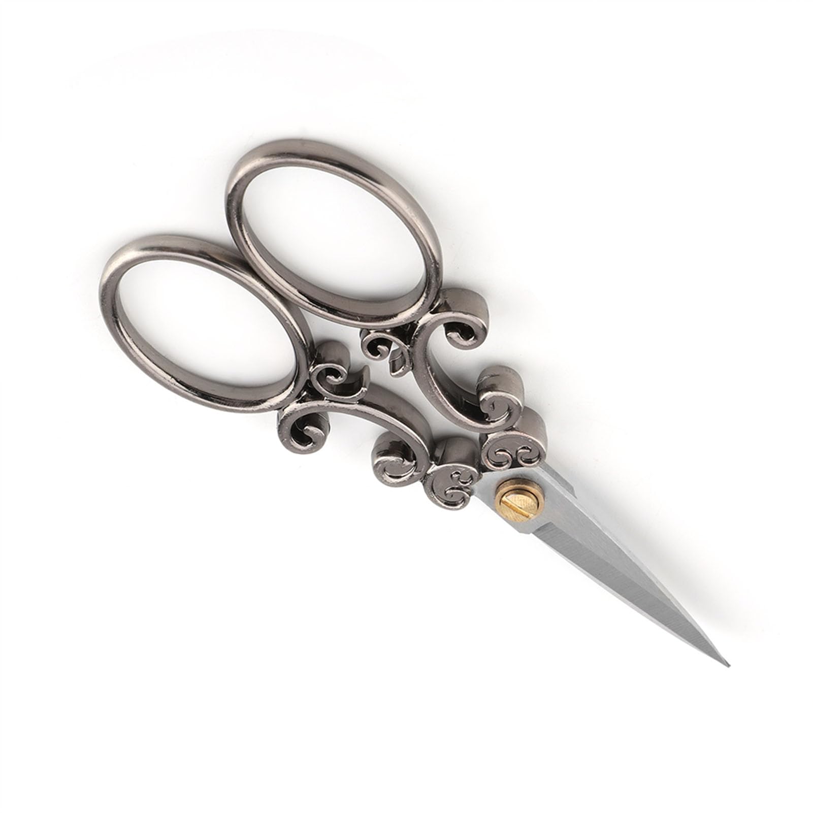 Garosa Premium Antique Style Tailor Scissors - Stainless Steel Sewing & Craft Shears With Decorative Handle - View #3