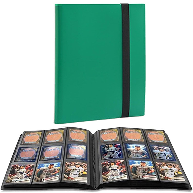 CTPOKO 运动卡片收纳册 - 9口袋设计，适用于各类交易卡