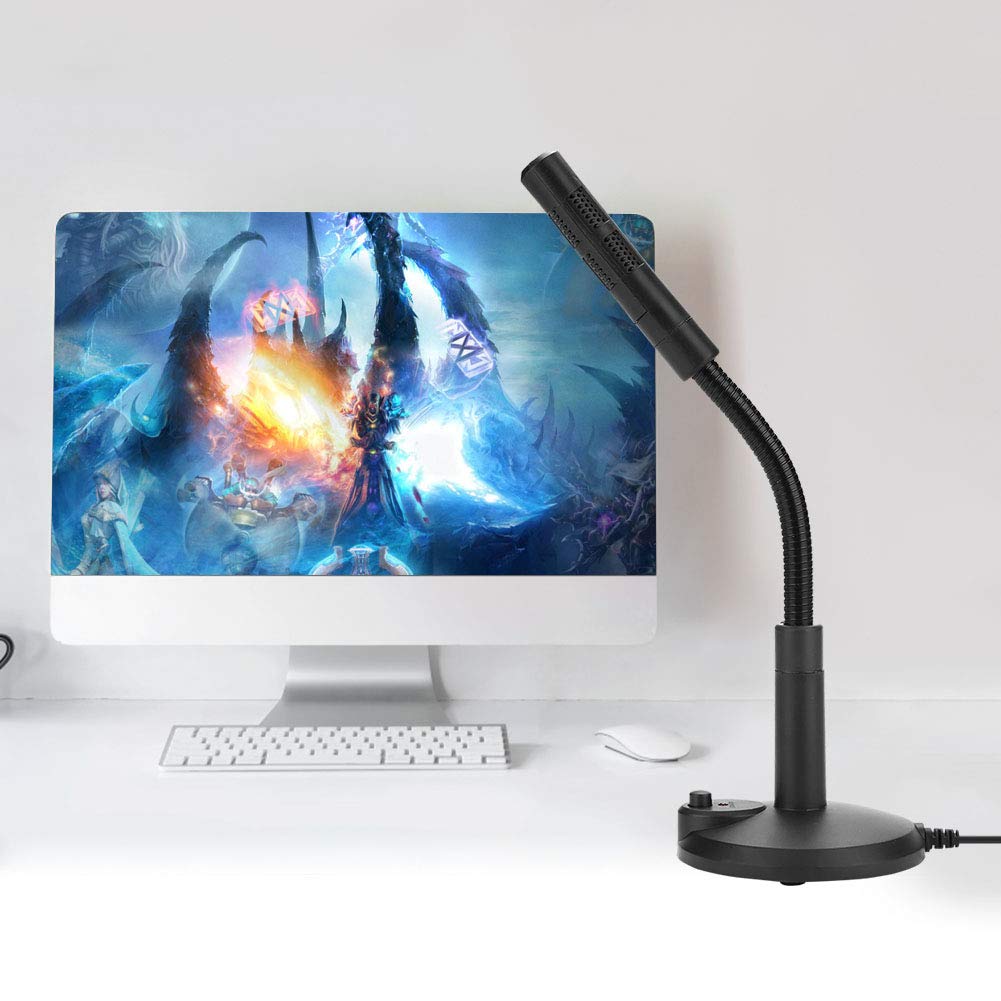 Vipxyc USB Microphone, Plug & Play Home Studio Computer Microphone for Recording, Online Chatting